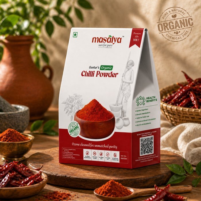 Guntur's Organic Chilli Powder
